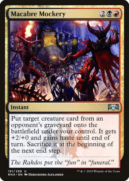 Macabre Mockery, Ravnica Allegiance 191