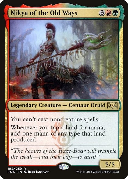 Nikya of the Old Ways, Ravnica Allegiance 193