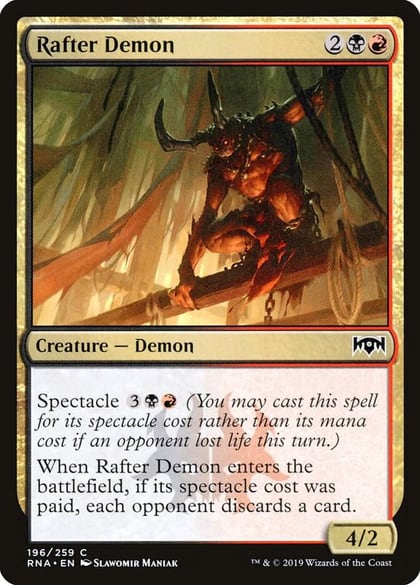 Rafter Demon, Ravnica Allegiance 196
