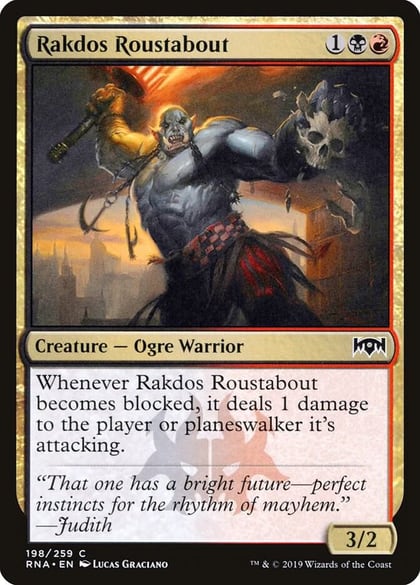 Rakdos Roustabout, Ravnica Allegiance 198