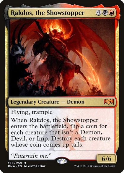 Rakdos, the Showstopper, Ravnica Allegiance 199