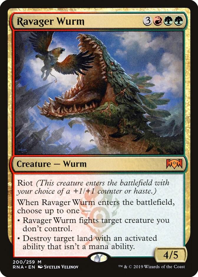 Ravager Wurm, Ravnica Allegiance 200