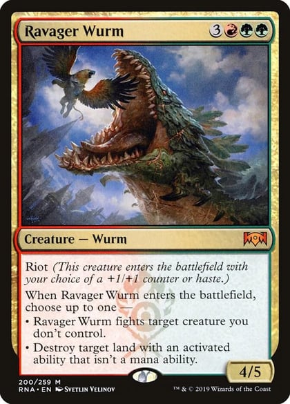 Ravager Wurm, Ravnica Allegiance 200
