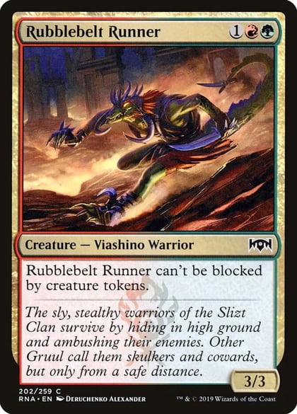 Rubblebelt Runner, Ravnica Allegiance 202