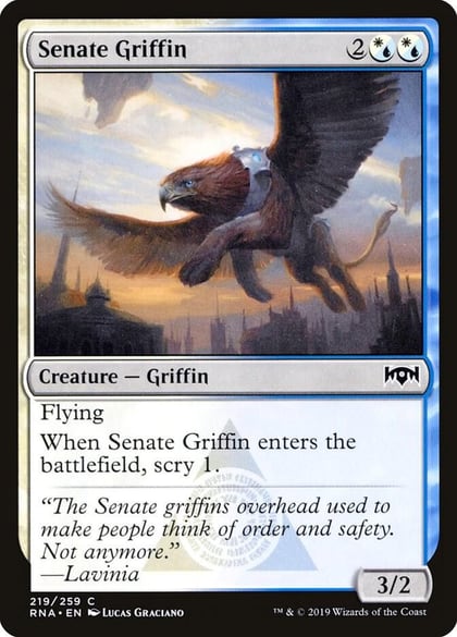 Senate Griffin, Ravnica Allegiance 219