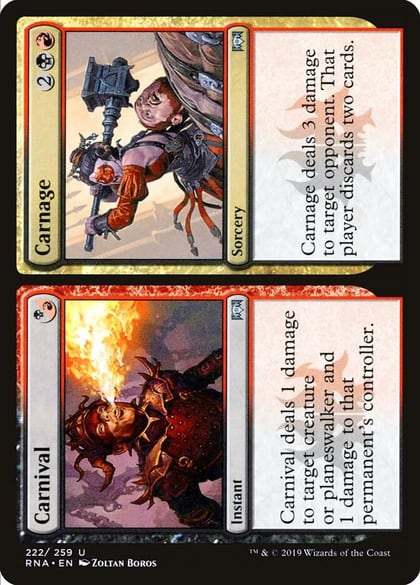 Carnival // Carnage, Ravnica Allegiance 222