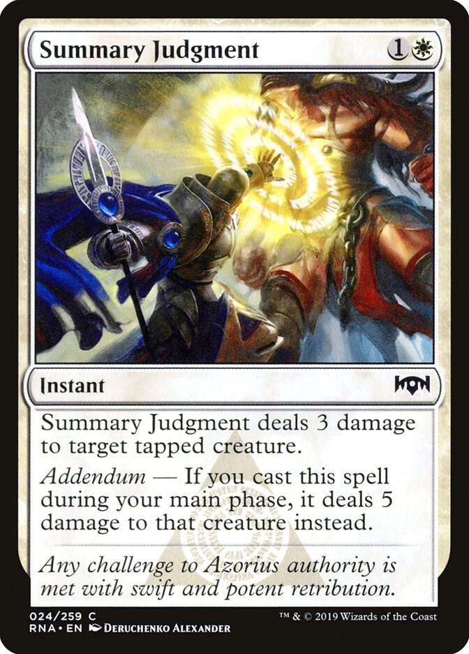 Summary Judgment, Ravnica Allegiance 24