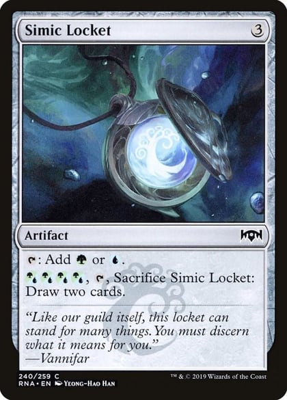 Simic Locket, Ravnica Allegiance 240