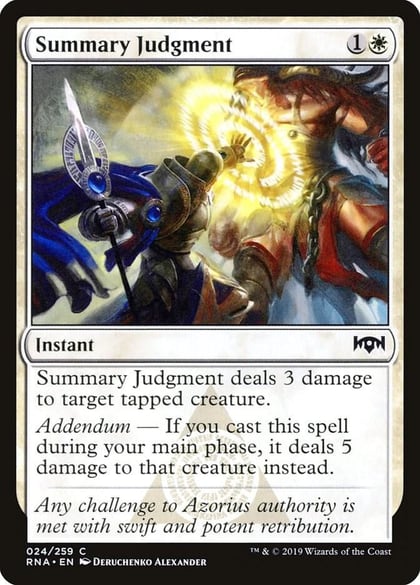 Summary Judgment, Ravnica Allegiance 24