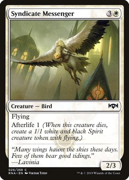 Syndicate Messenger, Ravnica Allegiance 25