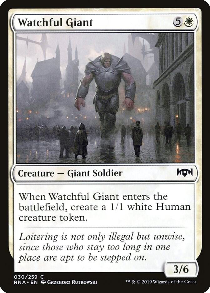 Watchful Giant, Ravnica Allegiance 30