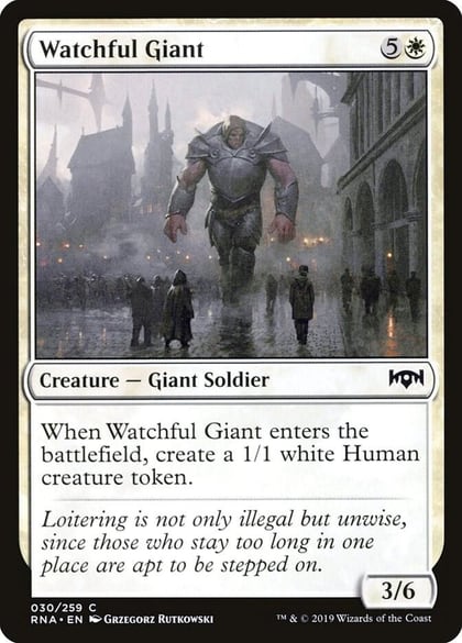 Watchful Giant, Ravnica Allegiance 30