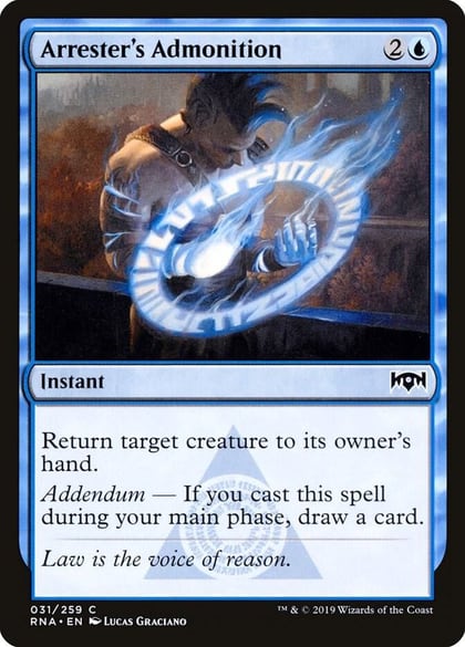 Arrester's Admonition, Ravnica Allegiance 31