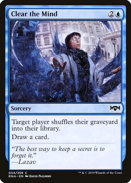 Clear the Mind, Ravnica Allegiance 34