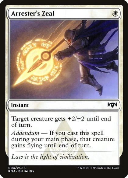 Arrester's Zeal, Ravnica Allegiance 4