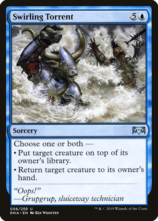 Swirling Torrent, Ravnica Allegiance 56