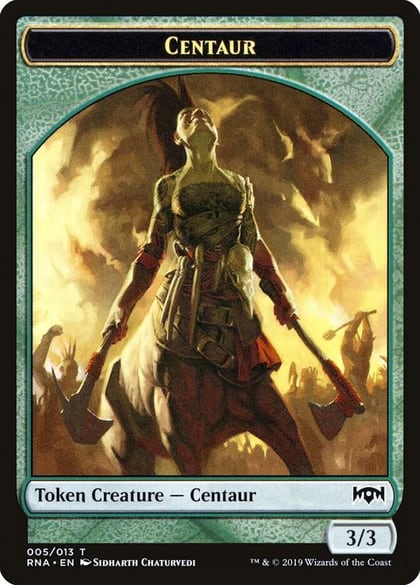 Centaur Token, Ravnica Allegiance 5