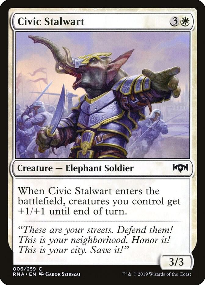 Civic Stalwart, Ravnica Allegiance 6