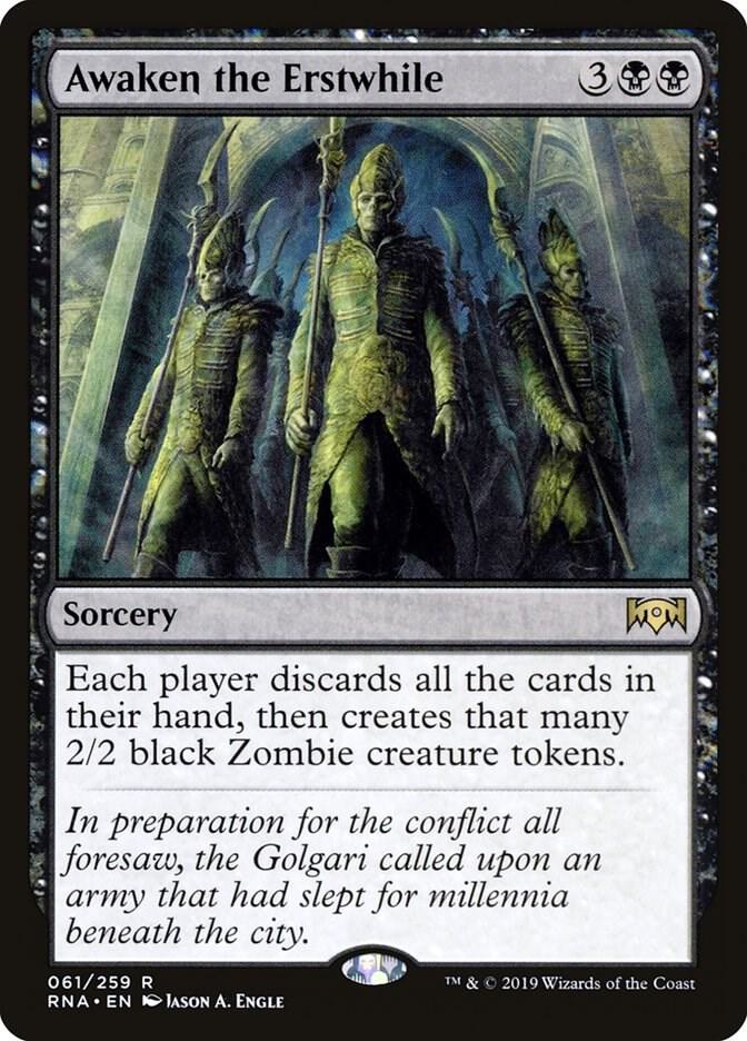 Awaken the Erstwhile, Ravnica Allegiance 61