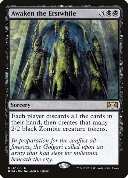 Awaken the Erstwhile, Ravnica Allegiance 61
