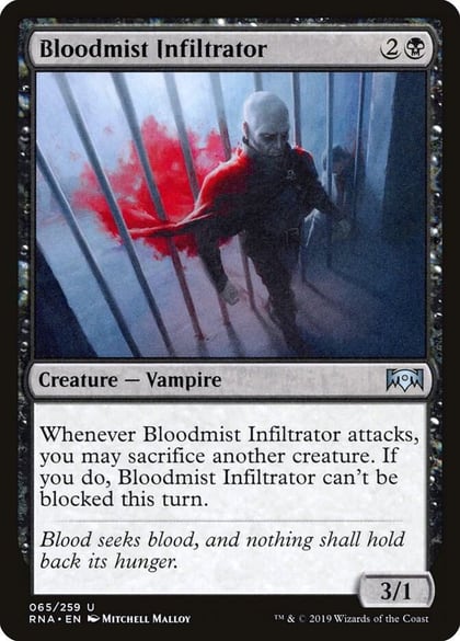 Bloodmist Infiltrator, Ravnica Allegiance 65