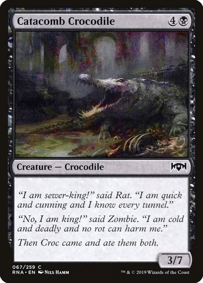 Catacomb Crocodile, Ravnica Allegiance 67