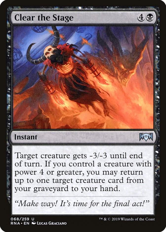 Clear the Stage, Ravnica Allegiance 68