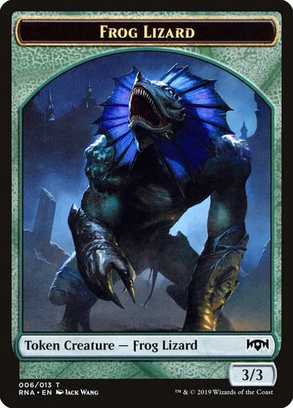 Frog Lizard Token, Ravnica Allegiance 6