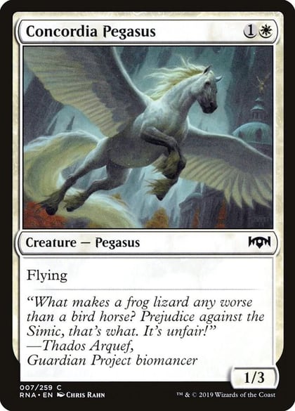 Concordia Pegasus, Ravnica Allegiance 7