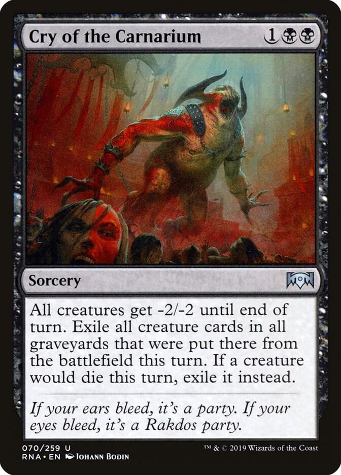 Cry of the Carnarium, Ravnica Allegiance 70