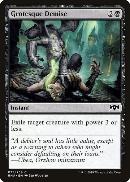 Grotesque Demise, Ravnica Allegiance 75