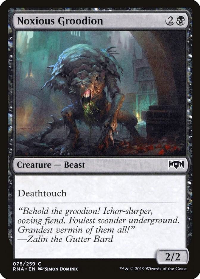 Noxious Groodion, Ravnica Allegiance 78