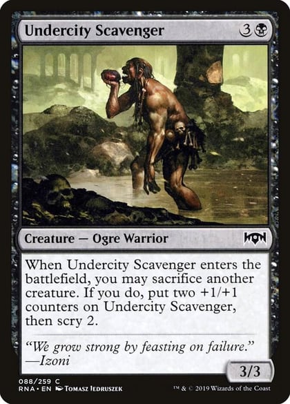 Undercity Scavenger, Ravnica Allegiance 88
