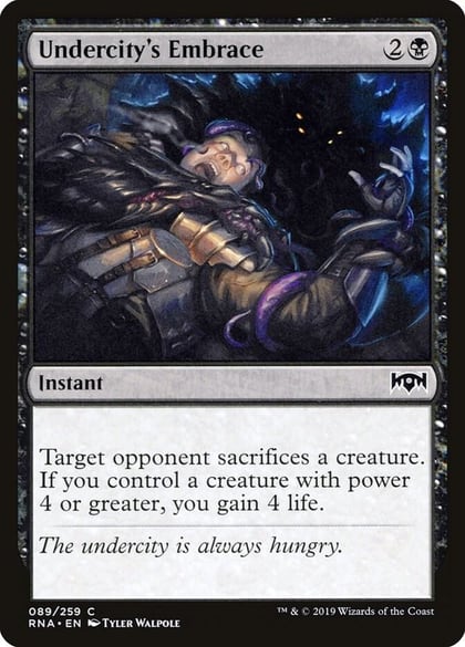 Undercity's Embrace, Ravnica Allegiance 89