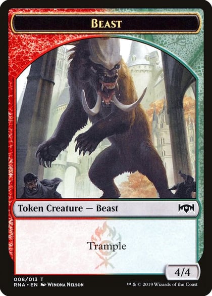 Beast Token, Ravnica Allegiance 8