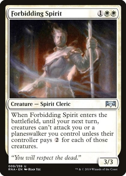 Forbidding Spirit, Ravnica Allegiance 9