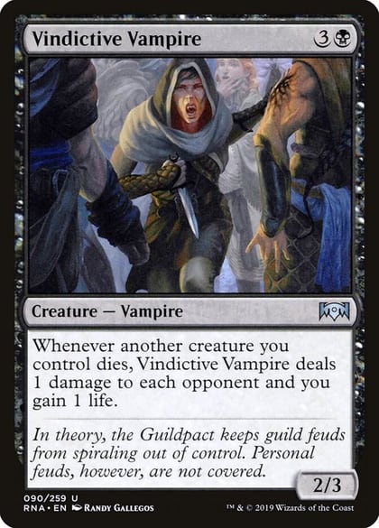 Vindictive Vampire, Ravnica Allegiance 90