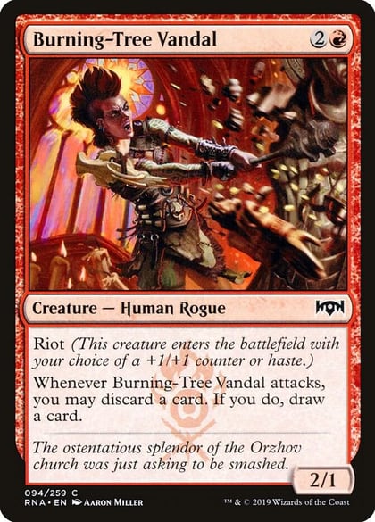 Burning-Tree Vandal, Ravnica Allegiance 94