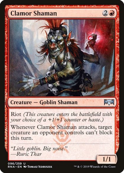 Clamor Shaman, Ravnica Allegiance 96