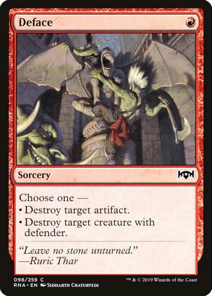 Deface, Ravnica Allegiance 98
