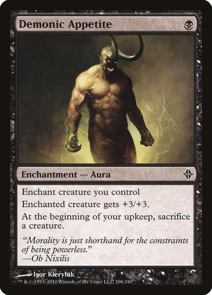 Demonic Appetite, Rise of the Eldrazi 106