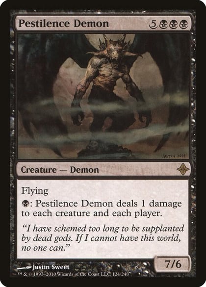 Pestilence Demon, Rise of the Eldrazi 124
