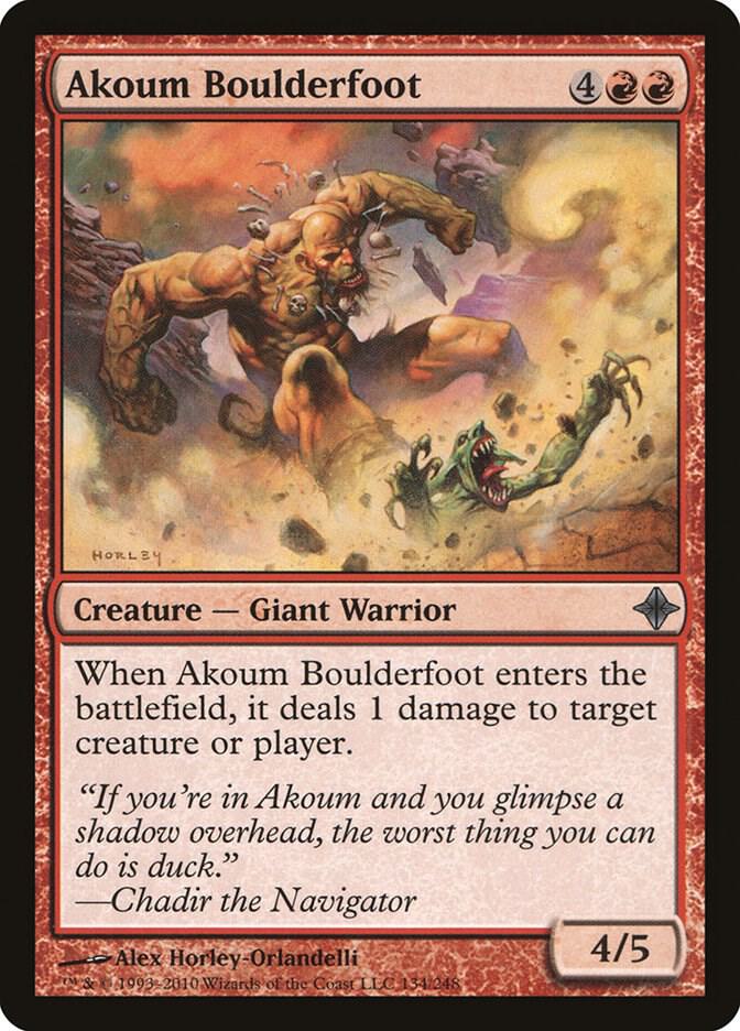 Akoum Boulderfoot, Rise of the Eldrazi 134