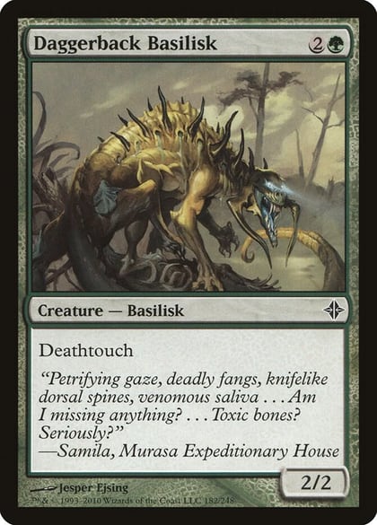 Daggerback Basilisk, Rise of the Eldrazi 182