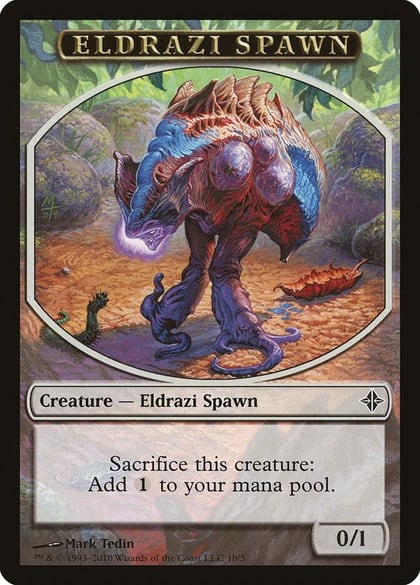 Eldrazi Spawn Token (1b), Rise of the Eldrazi 1b
