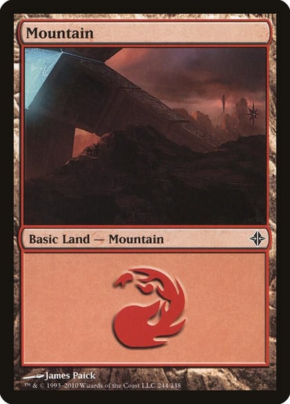 Mountain (244), Rise of the Eldrazi 244