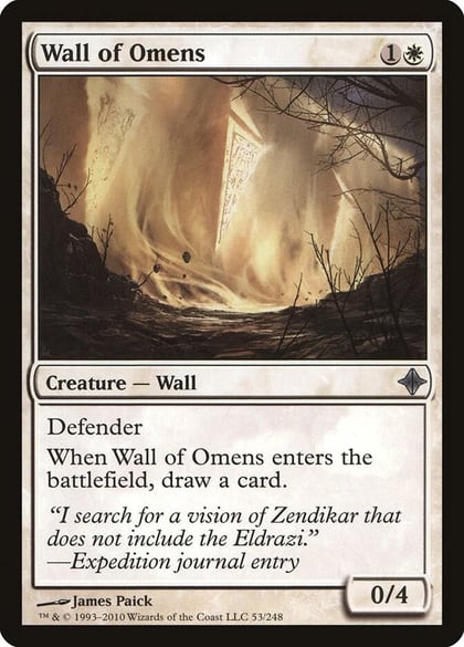 Wall of Omens, Rise of the Eldrazi 53