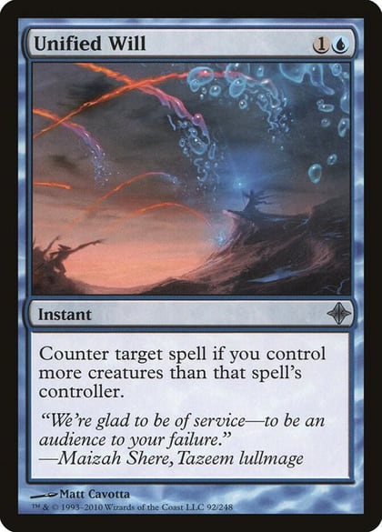 Unified Will, Rise of the Eldrazi 92