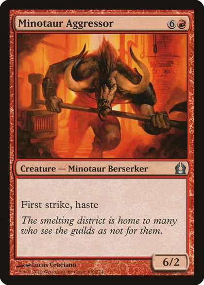 Minotaur Aggressor, Return to Ravnica 100