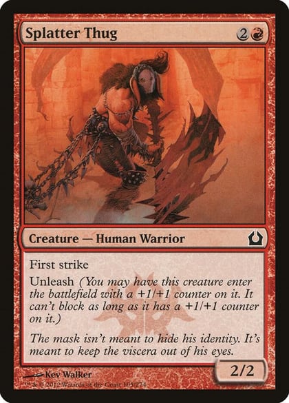 Splatter Thug, Return to Ravnica 105